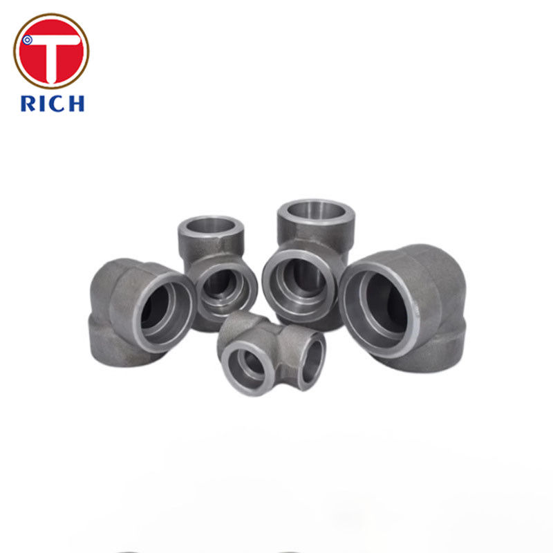 ASTM A105 Forged Pipe Fittings Carbon Steel Tee Forgings For Piping